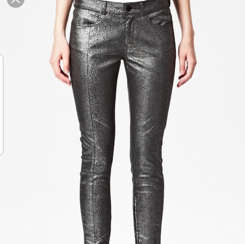 French connection snake skin pants!